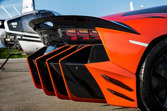 Lamborghini Aventador Carbon Fiber Wing - Super Veloce Racing SVR by Auto Veloce Japan