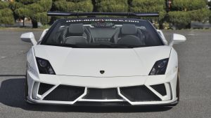 Lamborghini Gallardo Carbon Fiber Front Splitter - Super Veloce Racing SVR by Auto Veloce