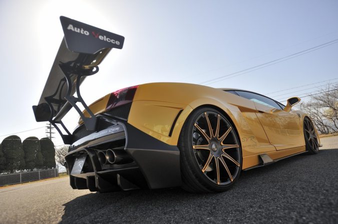 Lamborghini Gallardo Chassis Mount Wing - Super Veloce Racing SVR by Auto Veloce