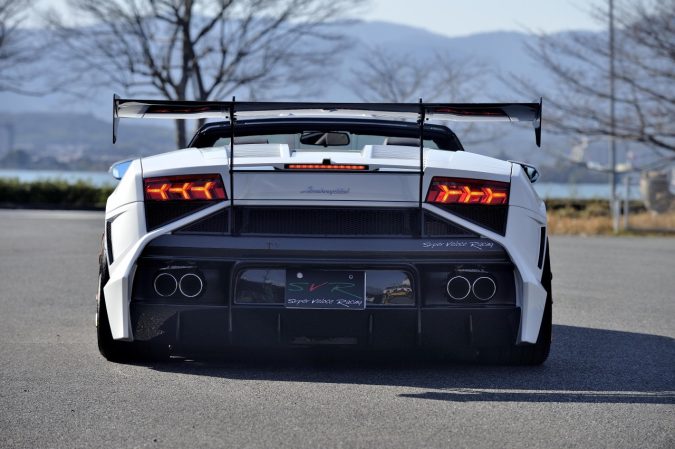 Lamborghini Gallardo GT Chassis Mount Wing - Super Veloce Racing SVR by Auto Veloce