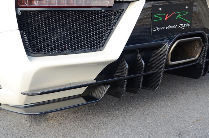 Lamborghini Murciélago Carbon Fiber Rear Bumper - Super Veloce Racing SVR by Auto Veloce Japan
