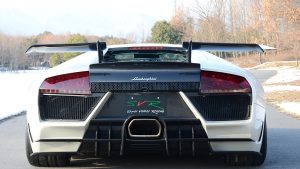 Lamborghini Murciélago Carbon Fiber Split Rear Wing - Super Veloce Racing SVR by Auto Veloce Japan