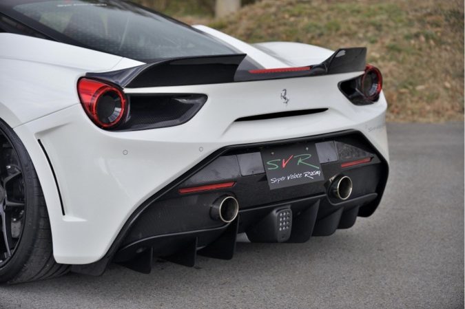 Ferrari 488 SVR Carbon Fiber Ducktail Wing - Super Veloce Racing by Auto Veloce