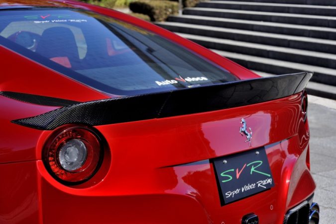 Ferrari F12 SVR Carbon Fiber Ducktail Wing - Super Veloce Racing