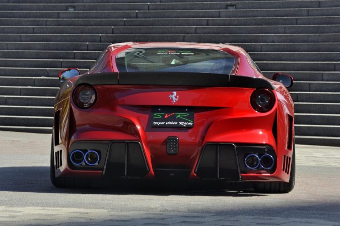 Ferrari F12 SVR Ducktail Spoiler Rear Wing - Super Veloce Racing